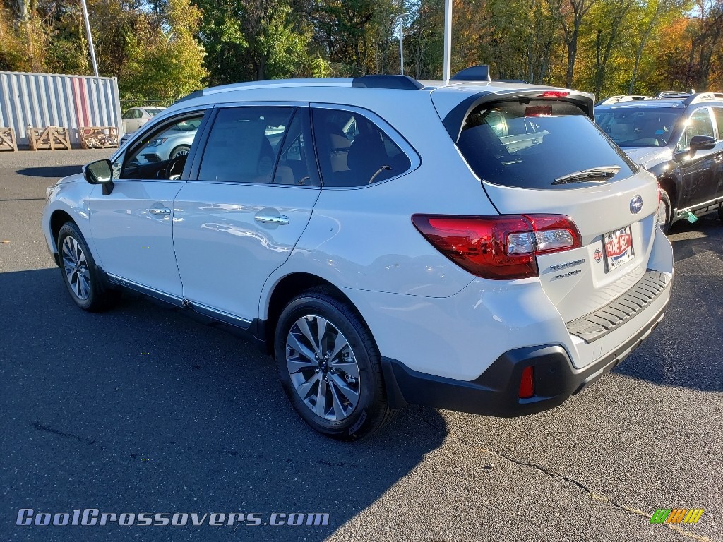2019 Outback 3.6R Touring - Crystal White Pearl / Java Brown photo #4