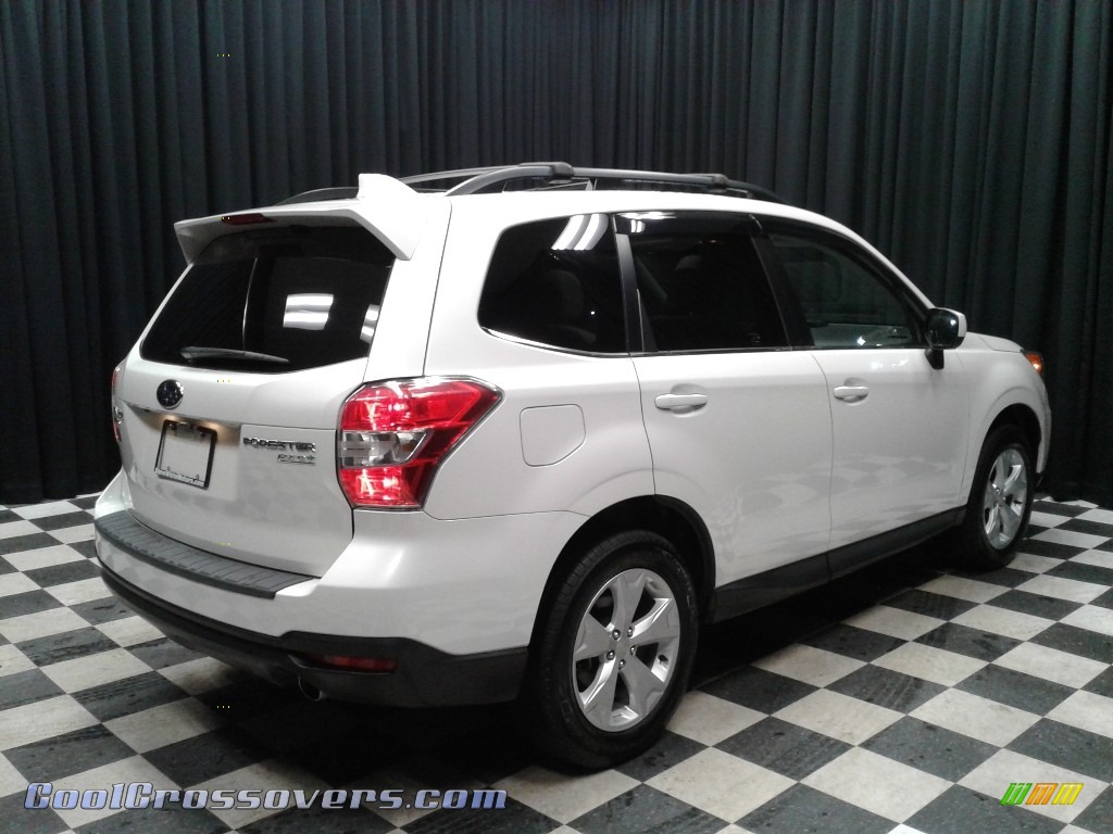 2016 Forester 2.5i Limited - Crystal White Pearl / Gray photo #6