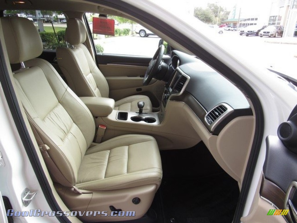 2015 Grand Cherokee Limited - Bright White / Black/Light Frost Beige photo #3