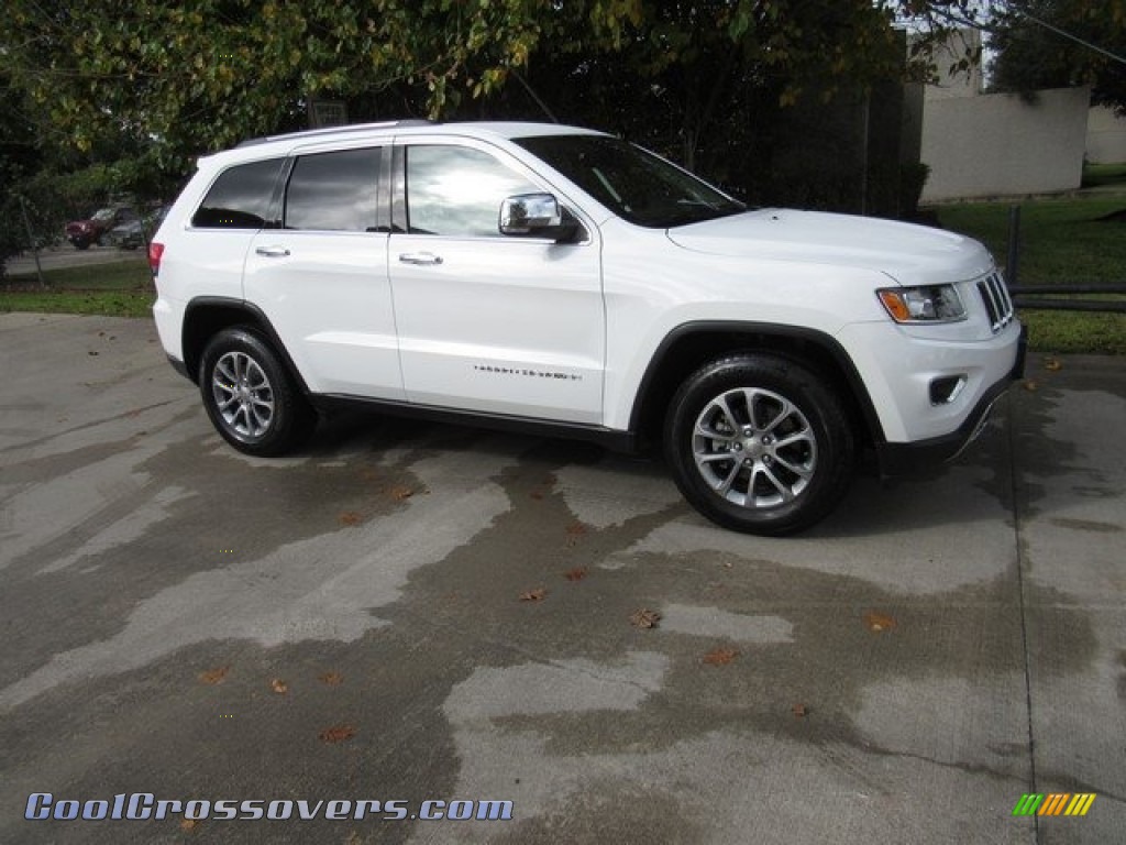 2015 Grand Cherokee Limited - Bright White / Black/Light Frost Beige photo #10