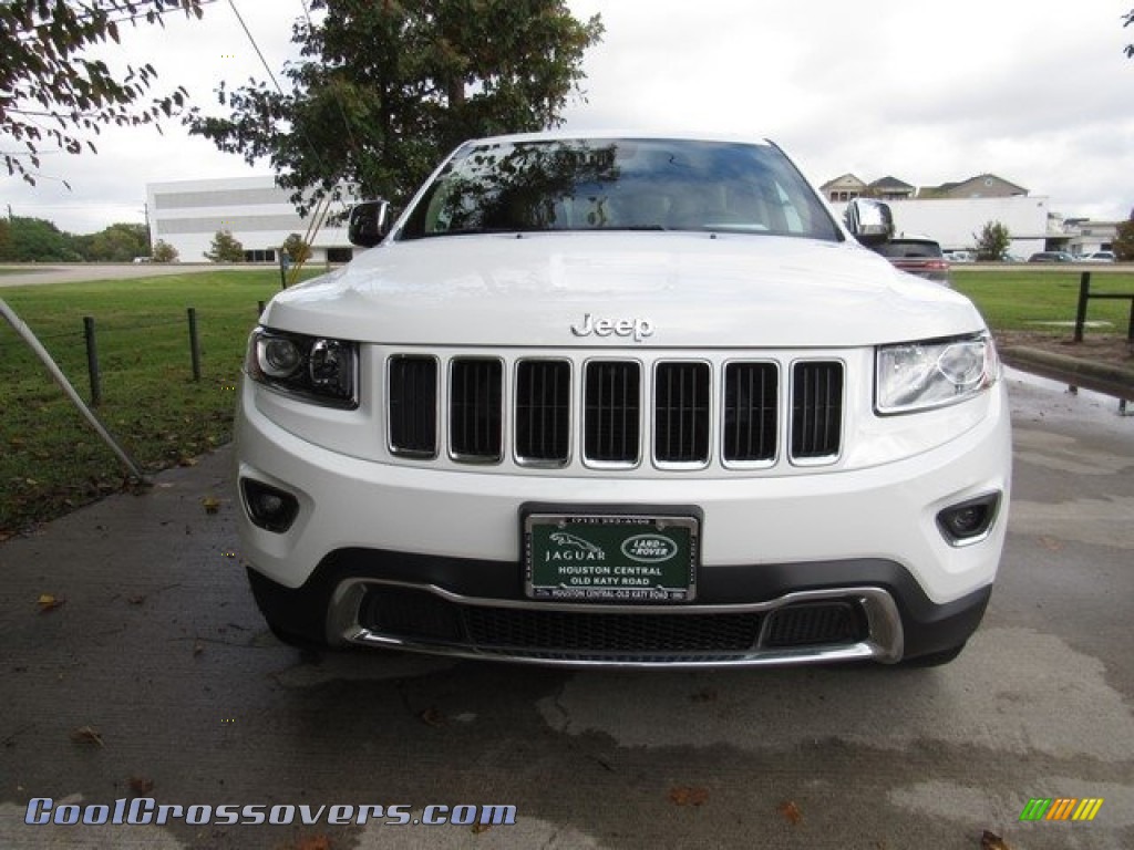 2015 Grand Cherokee Limited - Bright White / Black/Light Frost Beige photo #11