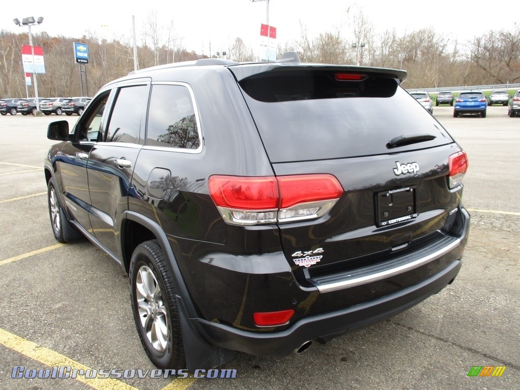 2014 Grand Cherokee Limited 4x4 - Brilliant Black Crystal Pearl / New Zealand Black/Light Frost photo #6