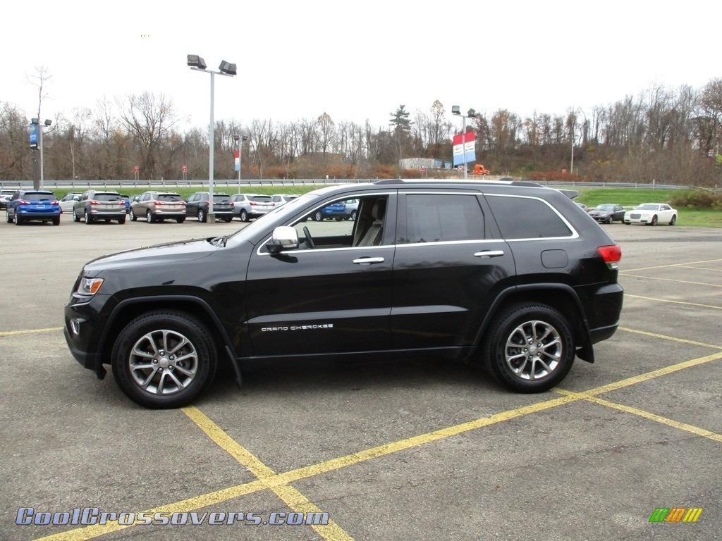 2014 Grand Cherokee Limited 4x4 - Brilliant Black Crystal Pearl / New Zealand Black/Light Frost photo #11