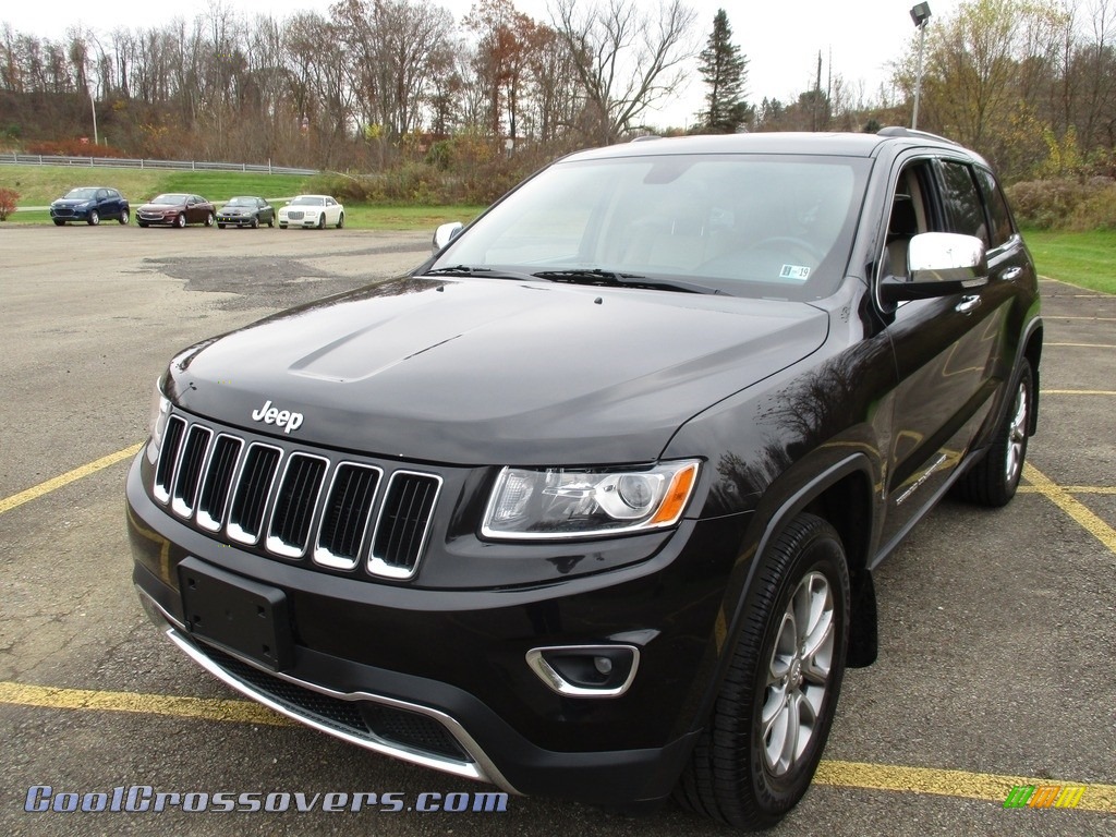 2014 Grand Cherokee Limited 4x4 - Brilliant Black Crystal Pearl / New Zealand Black/Light Frost photo #13