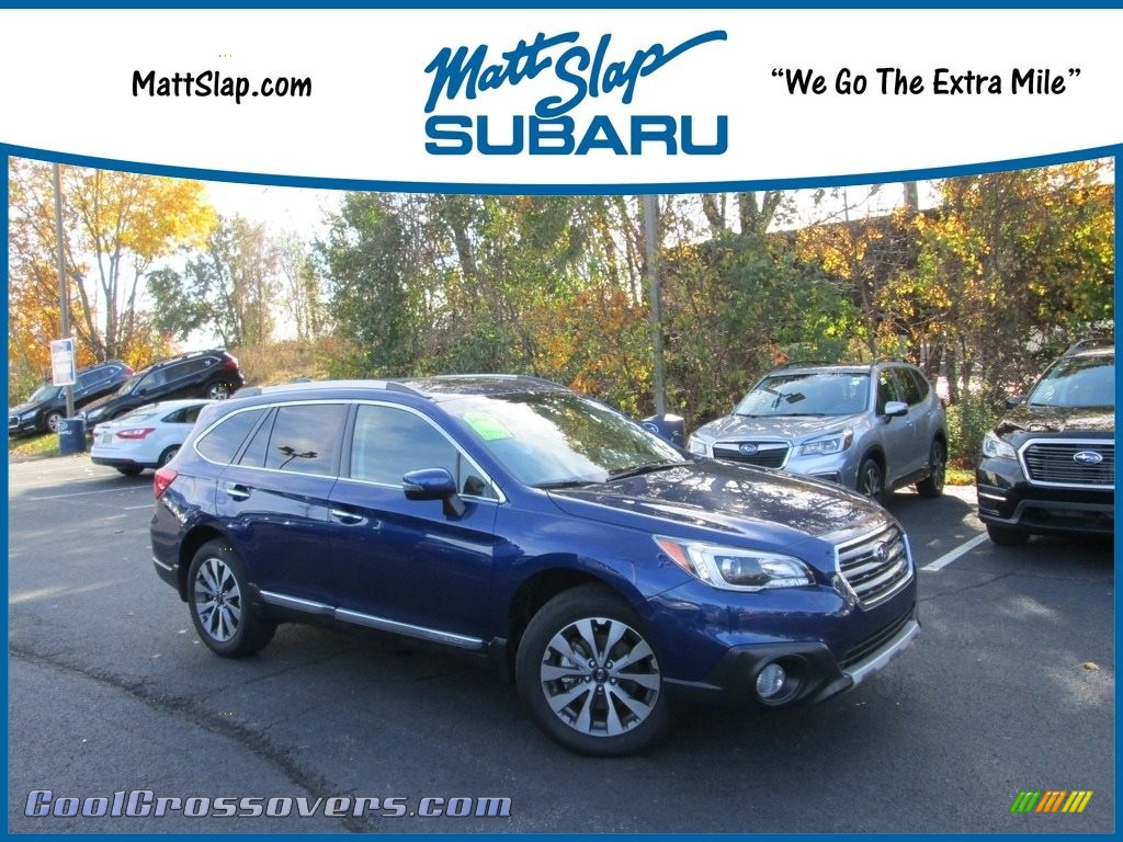 2017 Outback 2.5i Touring - Lapis Blue Pearl / Java Brown photo #1