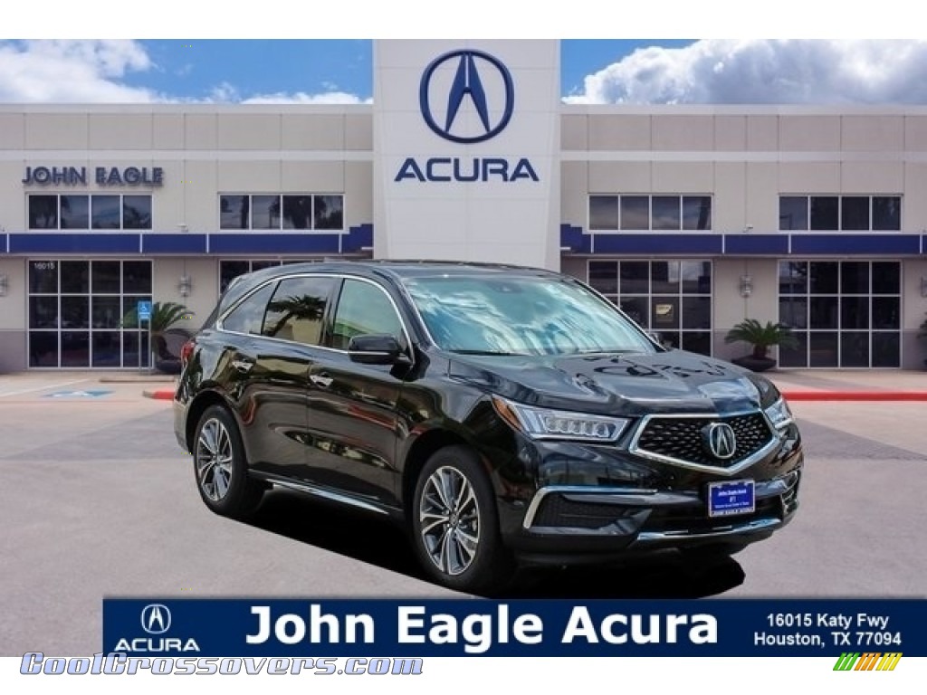 Majestic Black Pearl / Parchment Acura MDX Technology SH-AWD