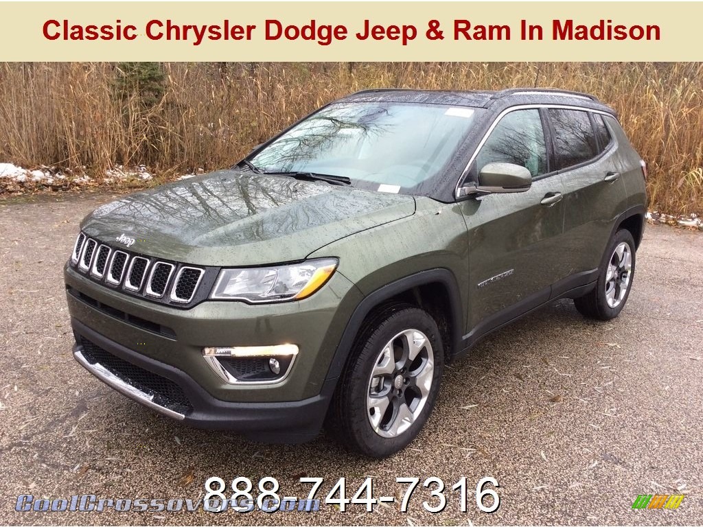 2019 Compass Limited 4x4 - Olive Green Pearl / Black photo #1