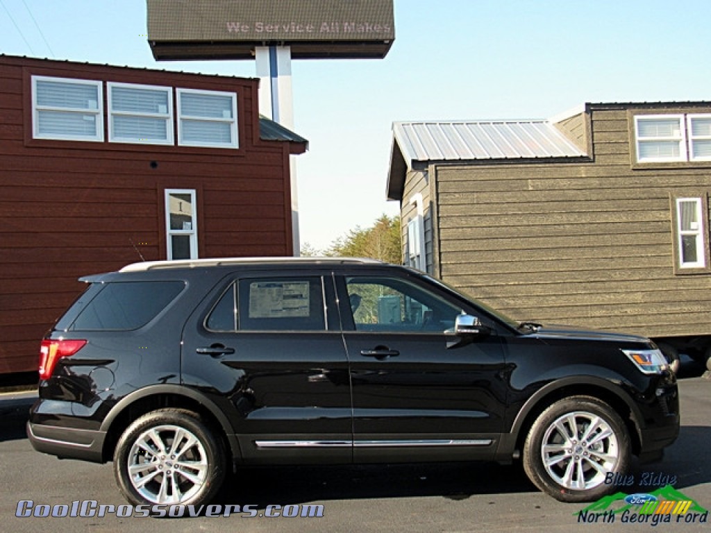 2019 Explorer XLT 4WD - Agate Black / Medium Black/Desert Copper photo #6