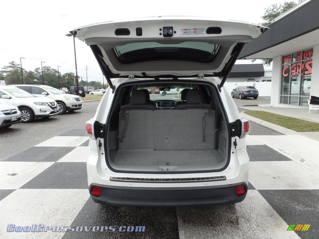 2015 Highlander Limited AWD - Blizzard Pearl White / Ash photo #5