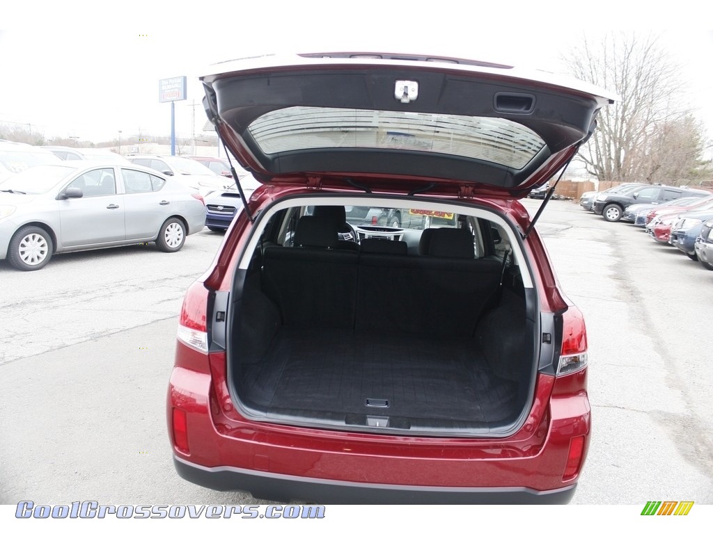 2012 Outback 2.5i Premium - Ruby Red Pearl / Off Black photo #8