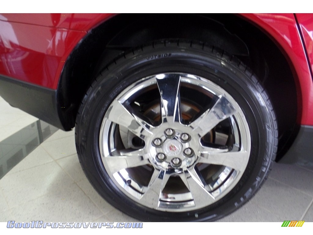 2010 SRX 4 V6 AWD - Crystal Red Tintcoat / Shale/Brownstone photo #41