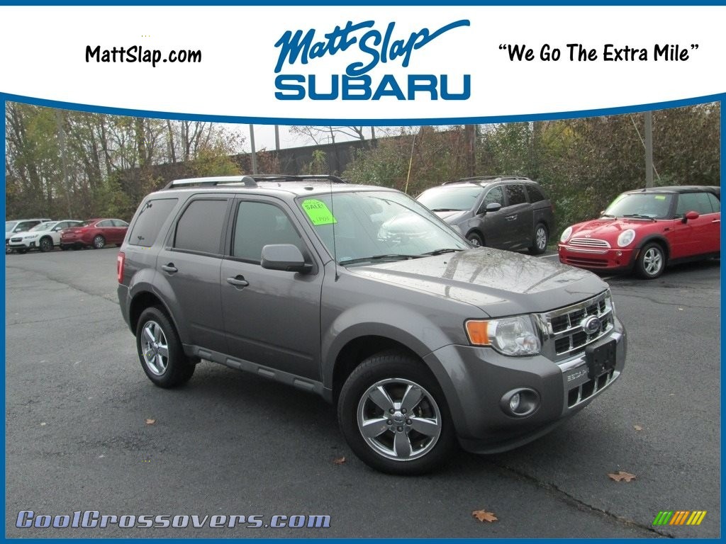Sterling Gray Metallic / Charcoal Black Ford Escape Limited V6 4WD