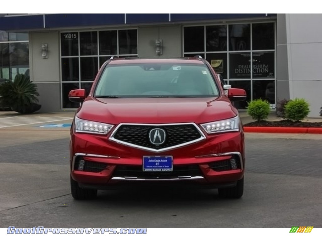 2019 MDX Advance - Performance Red Pearl / Parchment photo #2