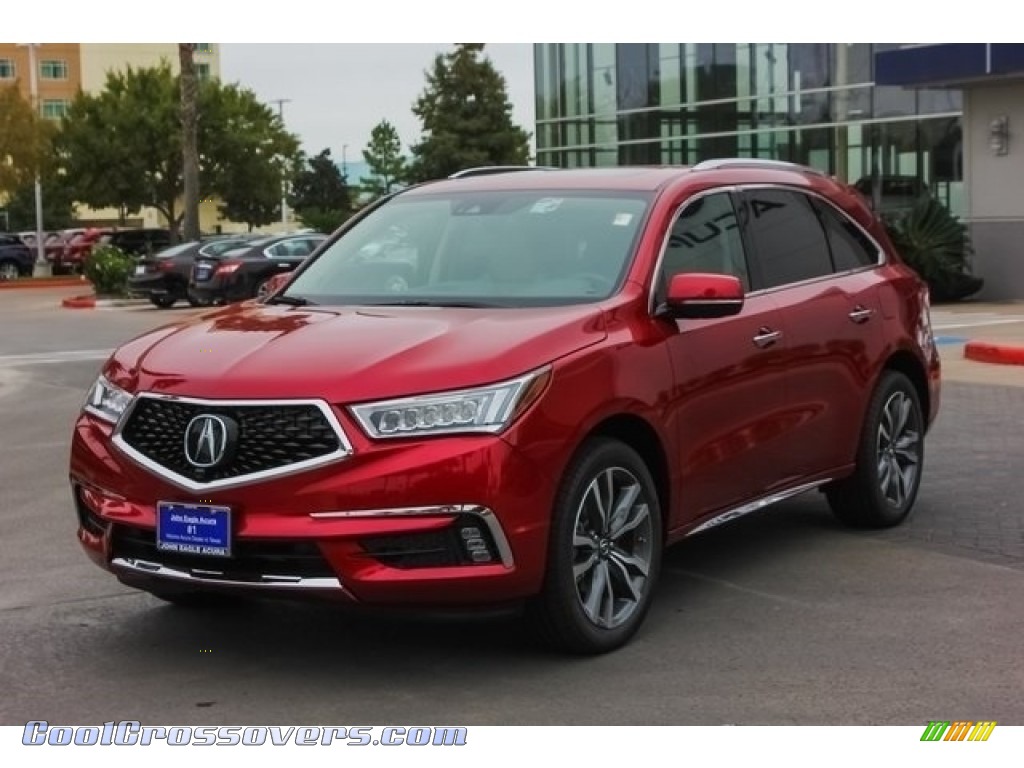 2019 MDX Advance - Performance Red Pearl / Parchment photo #3