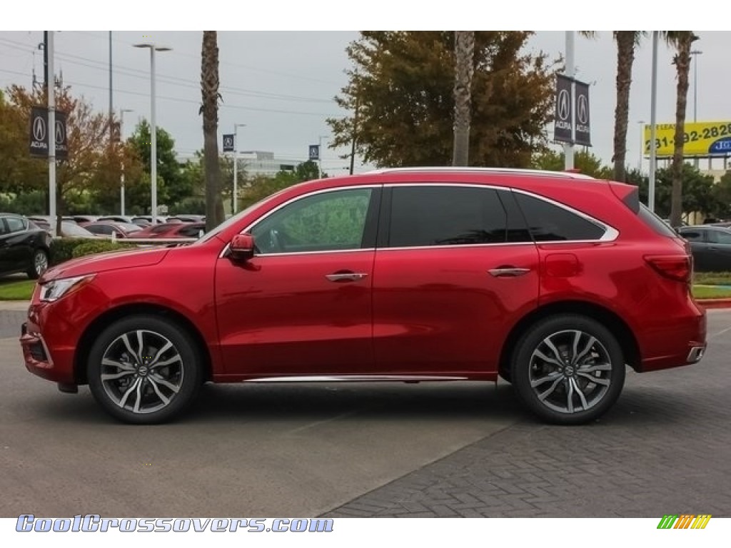 2019 MDX Advance - Performance Red Pearl / Parchment photo #4