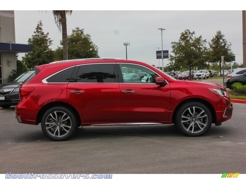 2019 MDX Advance - Performance Red Pearl / Parchment photo #8