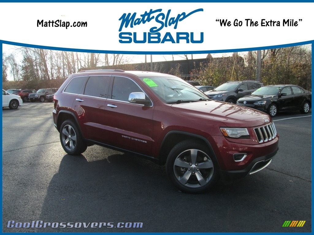 2014 Grand Cherokee Limited - Deep Cherry Red Crystal Pearl / New Zealand Black/Light Frost photo #1
