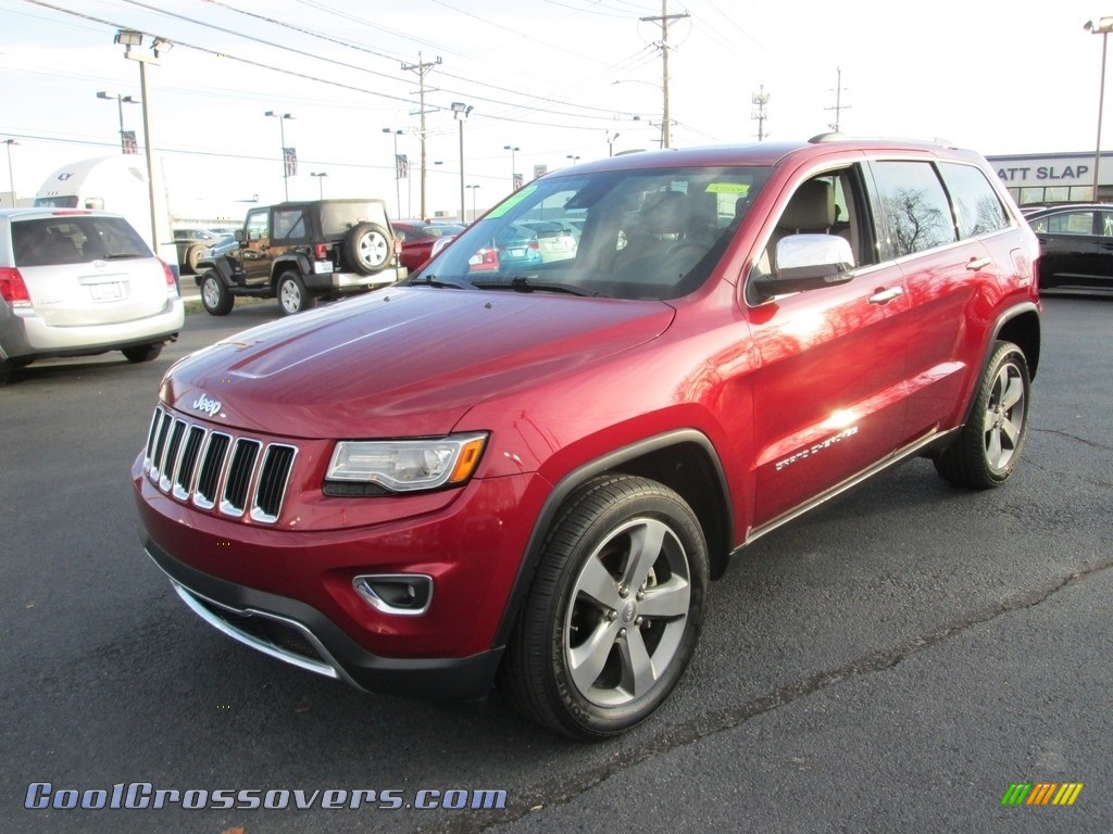 2014 Grand Cherokee Limited - Deep Cherry Red Crystal Pearl / New Zealand Black/Light Frost photo #2