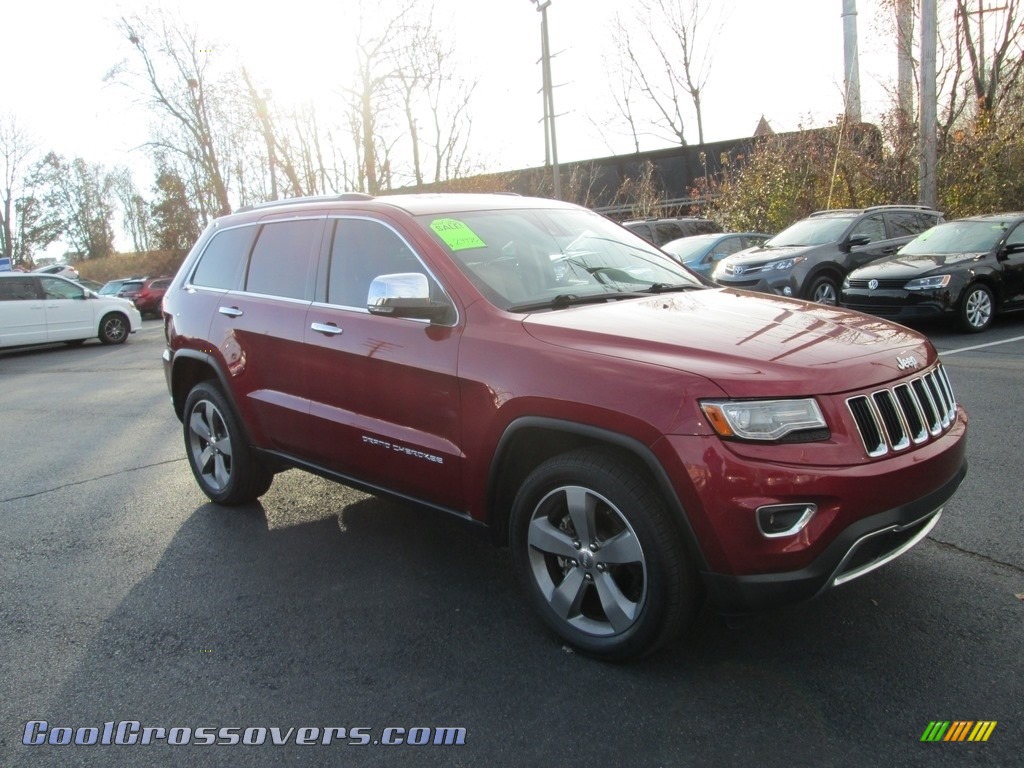2014 Grand Cherokee Limited - Deep Cherry Red Crystal Pearl / New Zealand Black/Light Frost photo #4