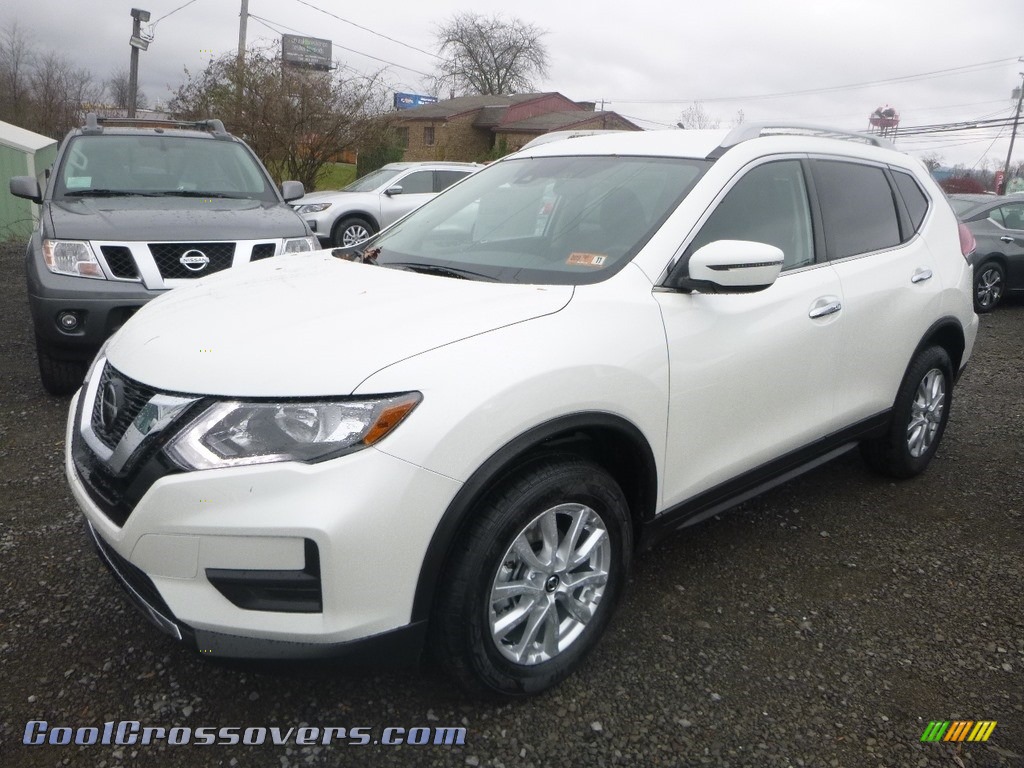 2019 Rogue SV AWD - Pearl White / Charcoal photo #7