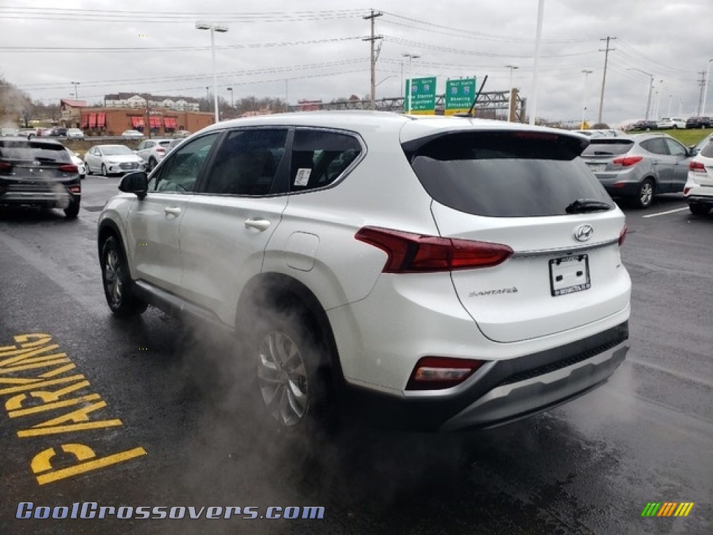 2019 Santa Fe SE AWD - Quartz White / Black photo #5