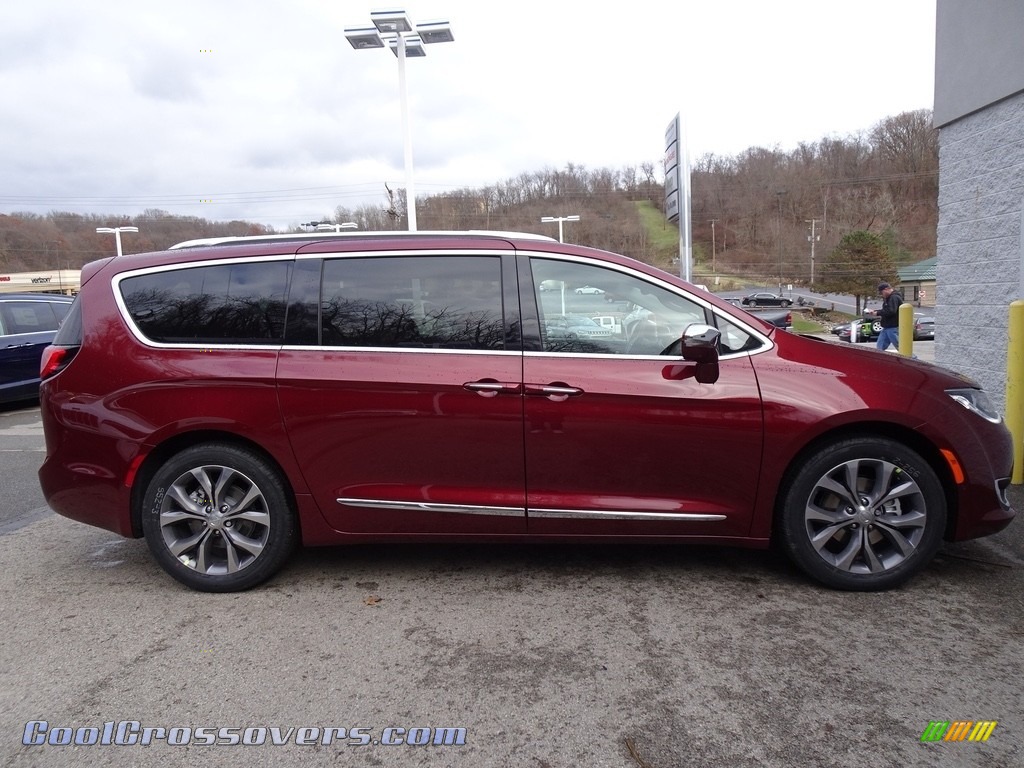 2019 Pacifica Limited - Velvet Red Pearl / Deep Mocha/Black photo #6