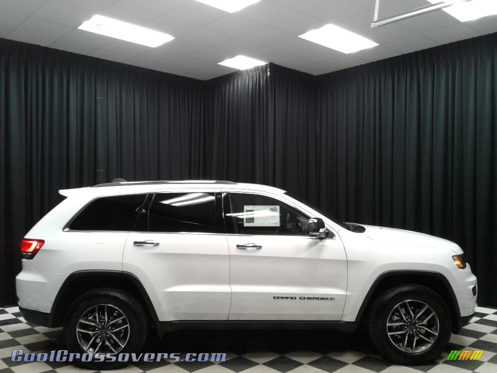 2019 Grand Cherokee Limited 4x4 - Bright White / Light Frost Beige/Black photo #5