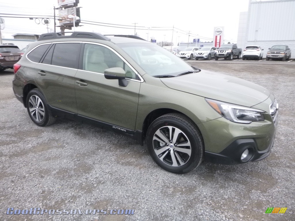 2019 Outback 2.5i Limited - Wilderness Green Metallic / Warm Ivory photo #1