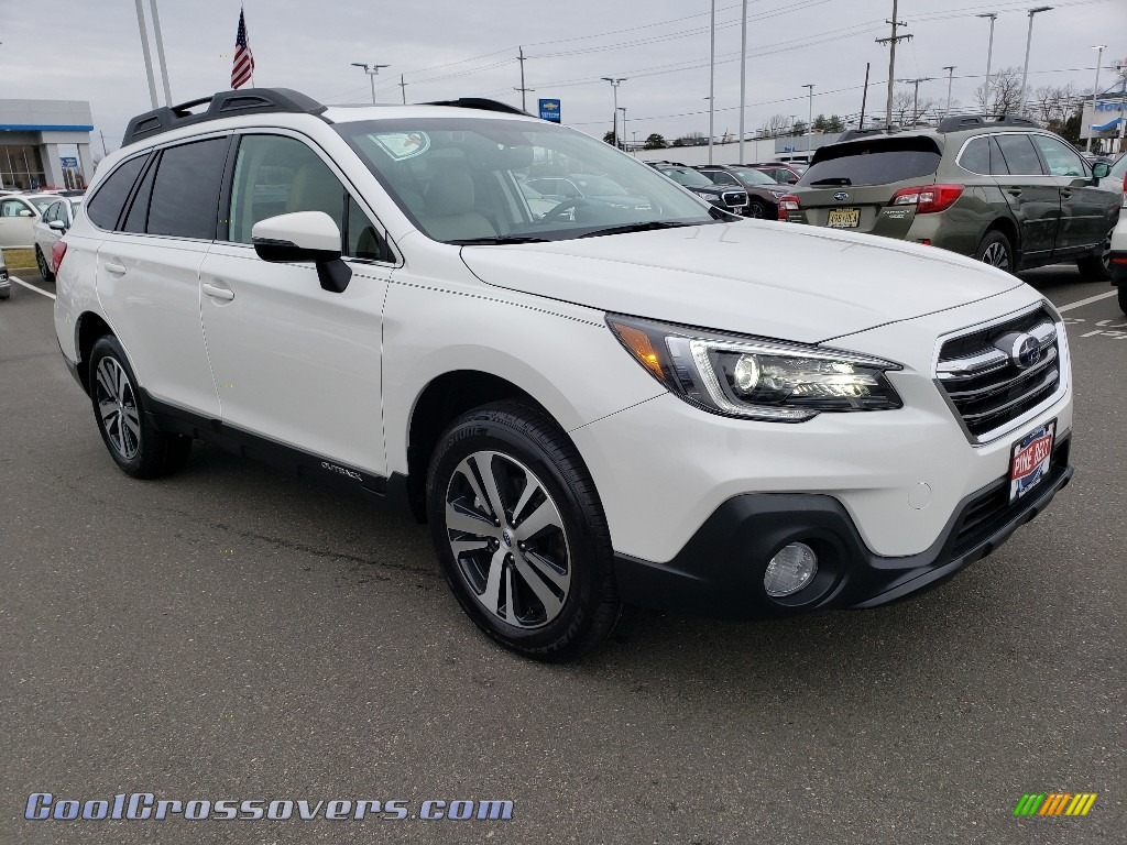 2019 Outback 3.6R Limited - Crystal White Pearl / Warm Ivory photo #1