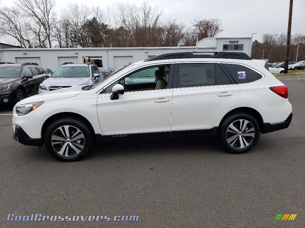 2019 Outback 3.6R Limited - Crystal White Pearl / Warm Ivory photo #3