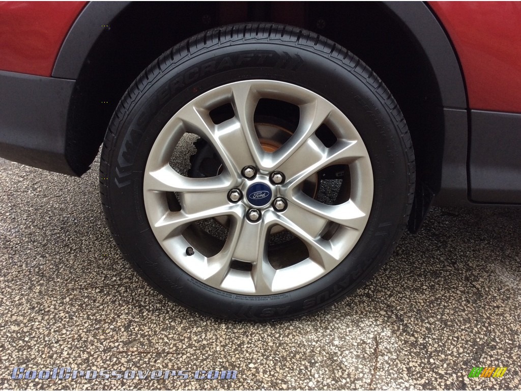 2014 Escape Titanium 1.6L EcoBoost 4WD - Ruby Red / Charcoal Black photo #10
