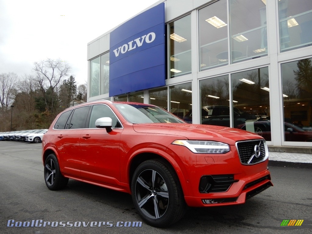 2019 XC90 T6 AWD R-Design - Passion Red / Charcoal photo #1