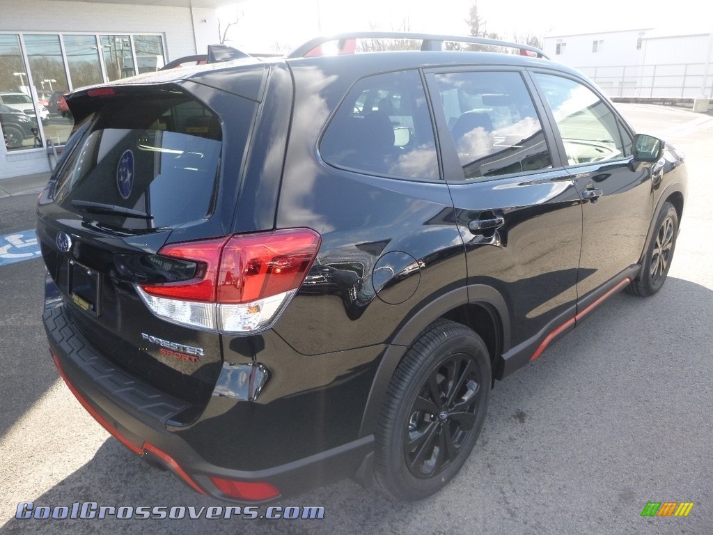 2019 Forester 2.5i Sport - Crystal Black Silica / Gray Sport photo #4