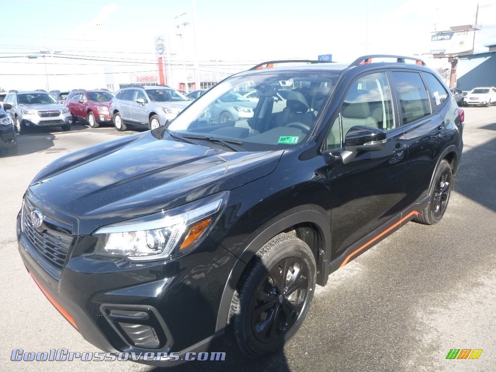 2019 Forester 2.5i Sport - Crystal Black Silica / Gray Sport photo #8