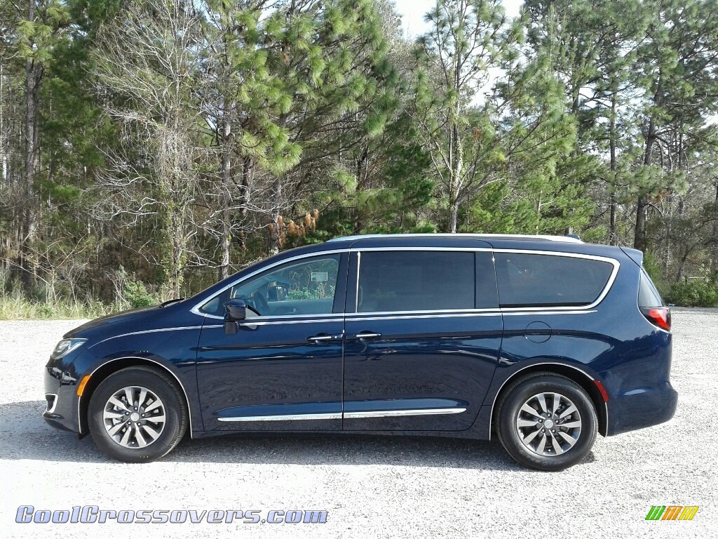 2019 Pacifica Touring L Plus - Jazz Blue Pearl / Black/Alloy photo #2
