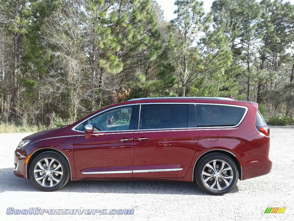 2019 Pacifica Limited - Velvet Red Pearl / Black/Alloy photo #2