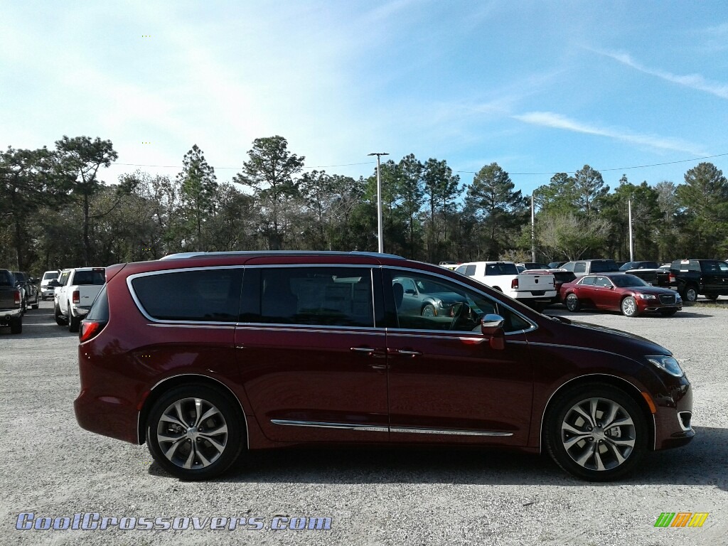 2019 Pacifica Limited - Velvet Red Pearl / Black/Alloy photo #6