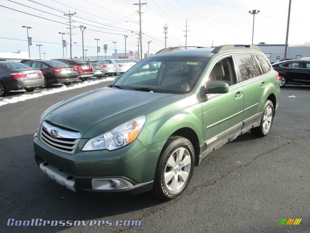 2012 Outback 2.5i Limited - Cypress Green Pearl / Warm Ivory photo #2