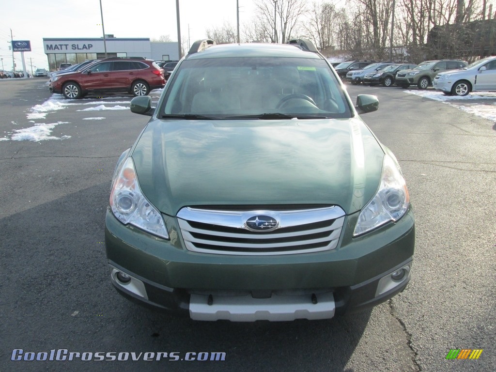 2012 Outback 2.5i Limited - Cypress Green Pearl / Warm Ivory photo #3