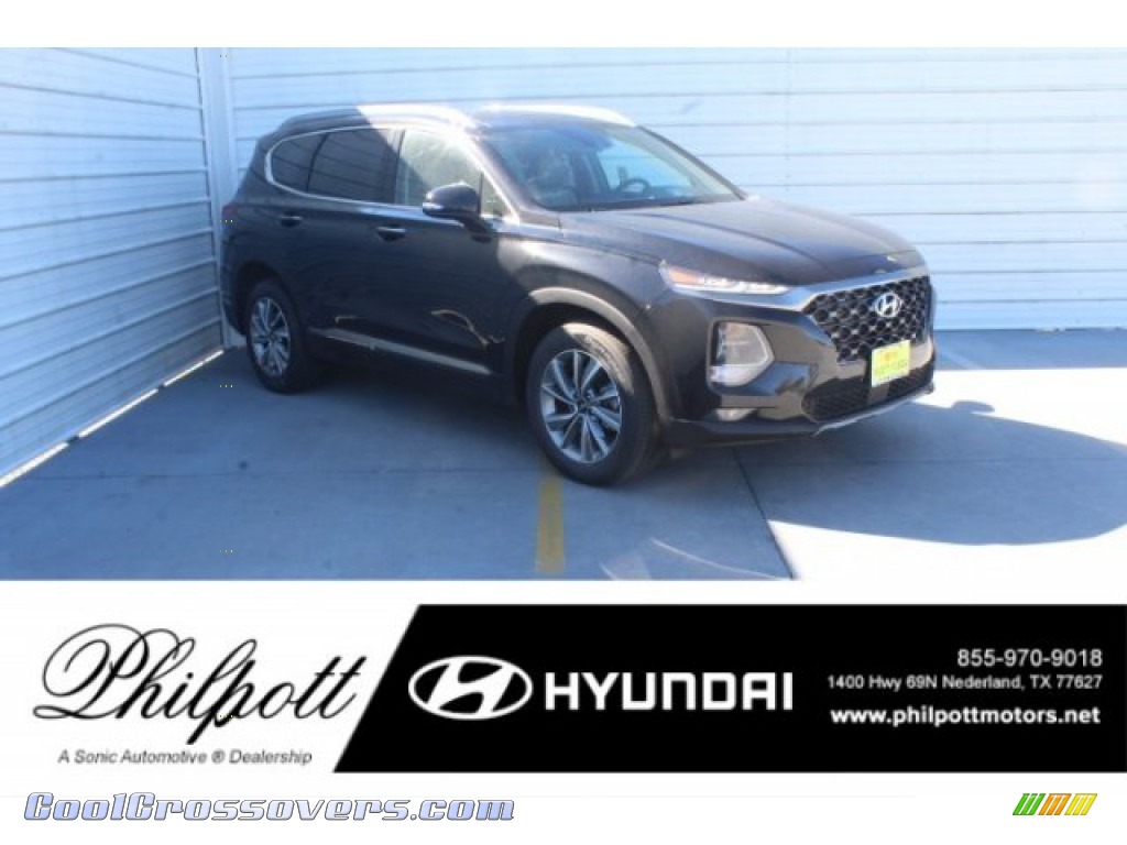 Twilight Black / Black/Beige Hyundai Santa Fe Limited