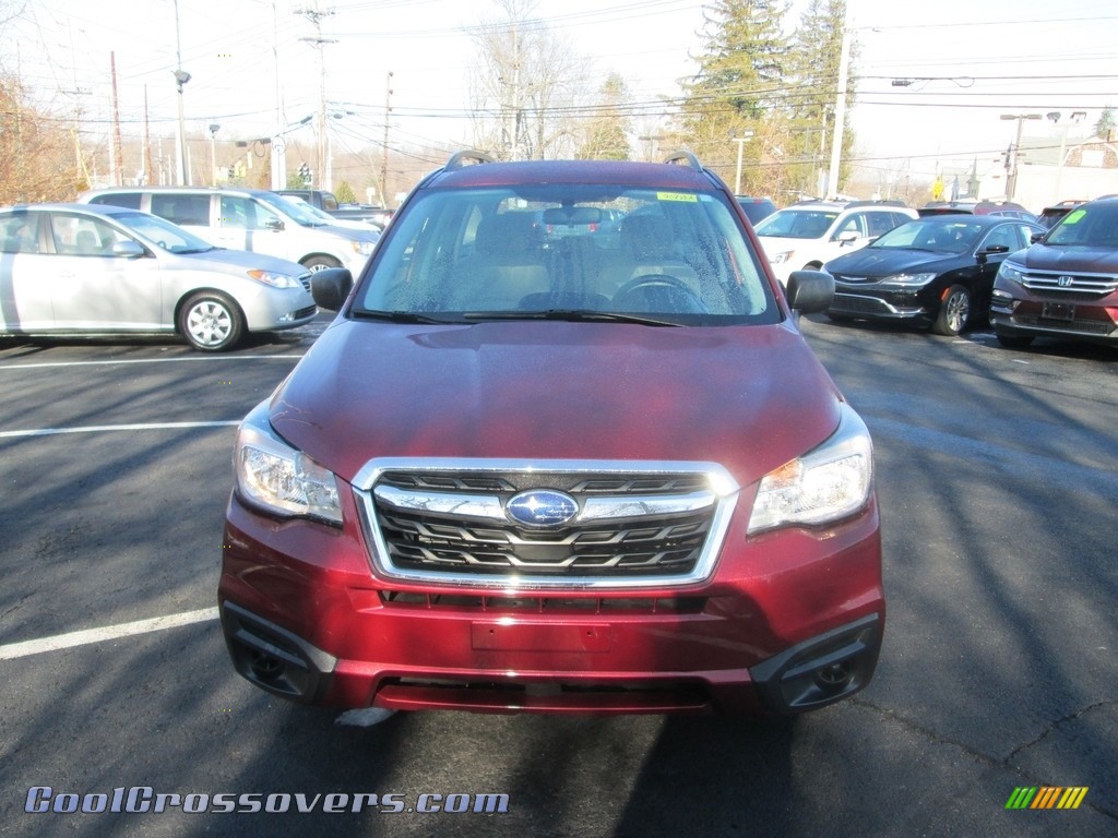 2017 Forester 2.5i - Venetian Red Pearl / Gray photo #3