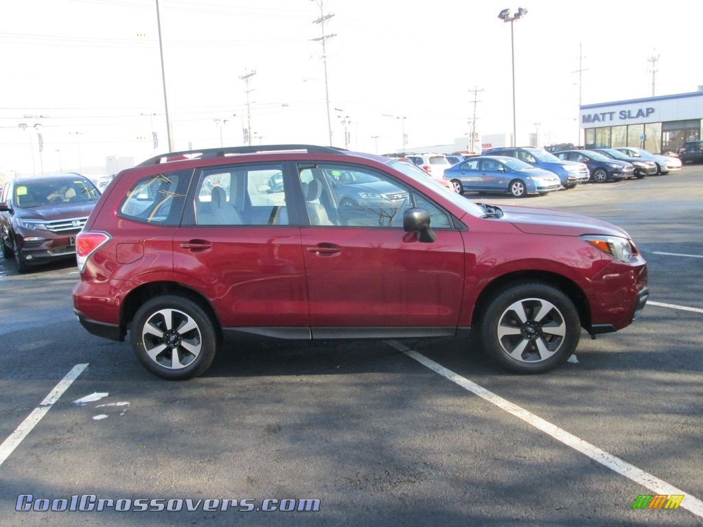 2017 Forester 2.5i - Venetian Red Pearl / Gray photo #5