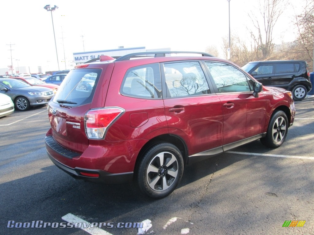 2017 Forester 2.5i - Venetian Red Pearl / Gray photo #6