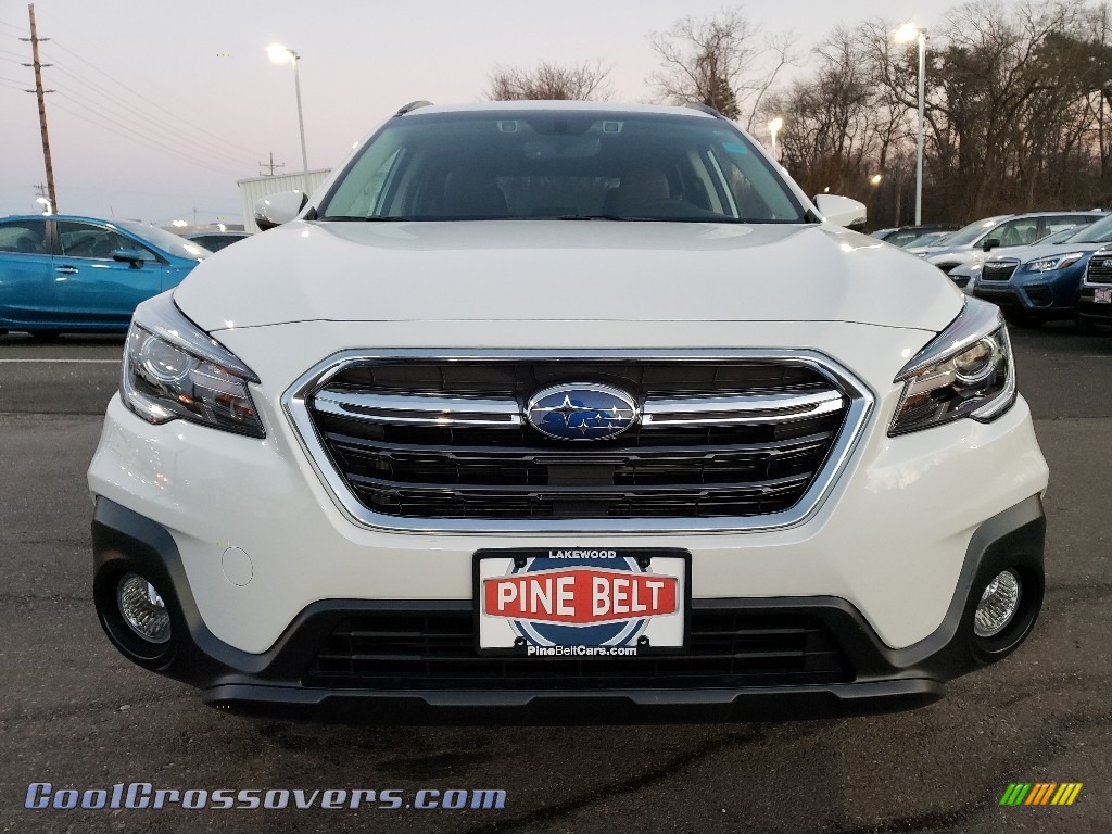2019 Outback 2.5i Touring - Crystal White Pearl / Java Brown photo #2