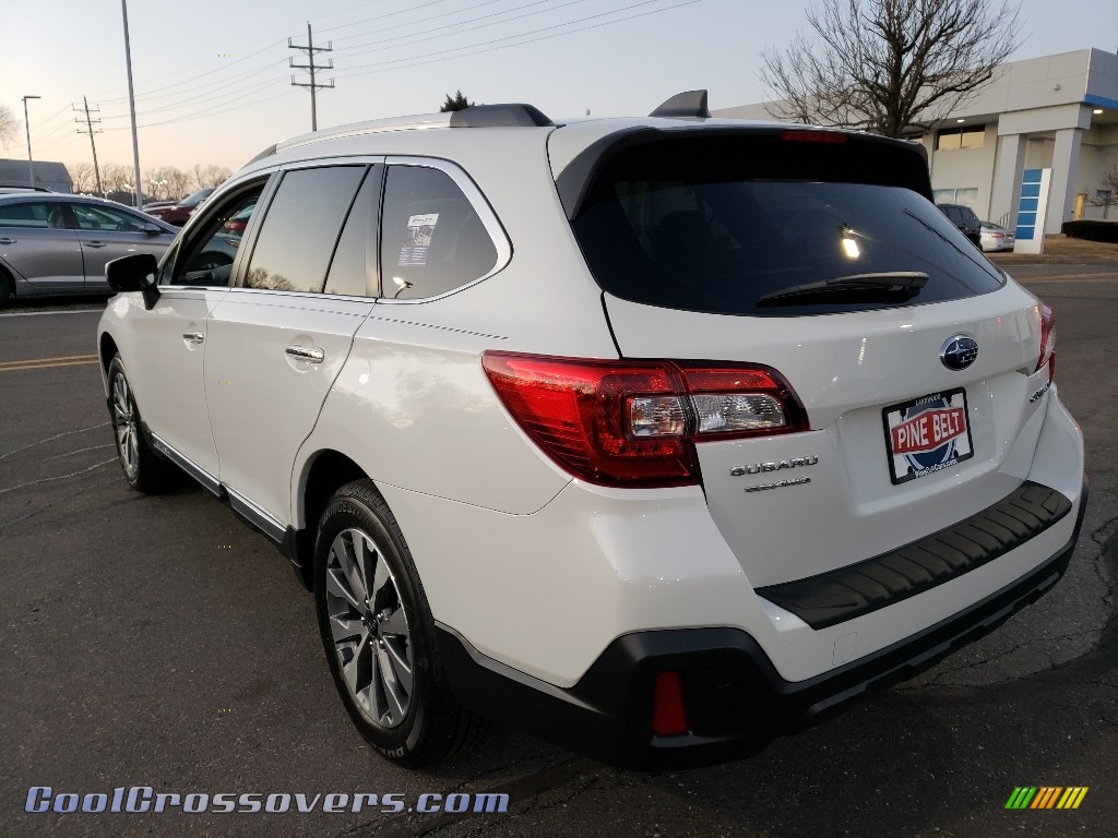2019 Outback 2.5i Touring - Crystal White Pearl / Java Brown photo #4