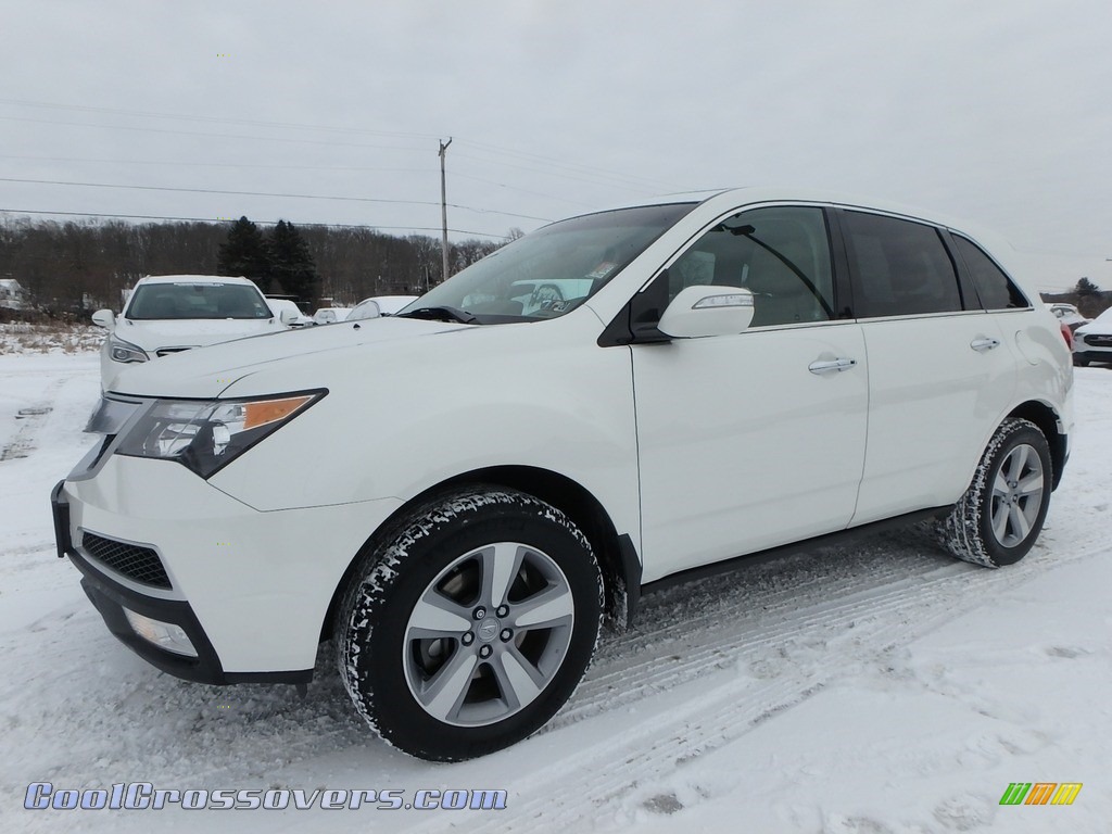 Aspen White Pearl II / Parchment Acura MDX SH-AWD Technology