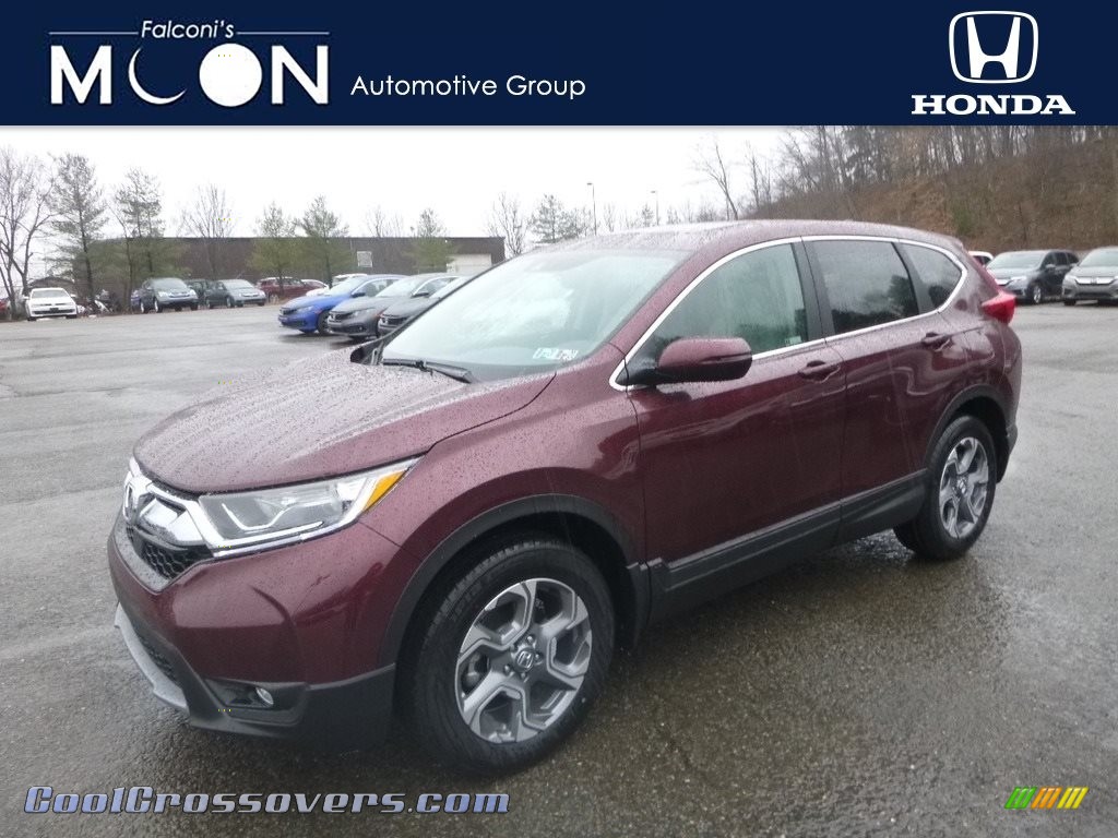 2019 CR-V EX-L AWD - Basque Red Pearl II / Gray photo #1