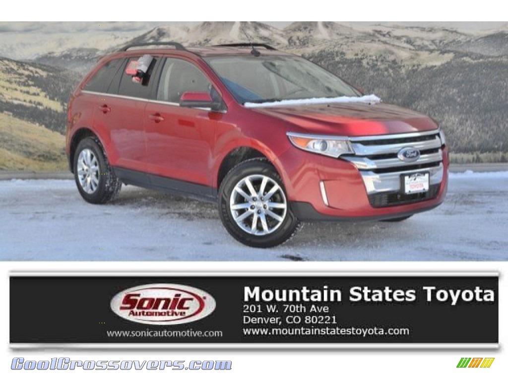2012 Edge Limited AWD - Red Candy Metallic / Charcoal Black photo #1