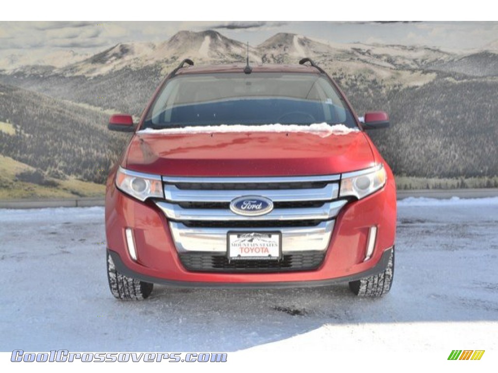 2012 Edge Limited AWD - Red Candy Metallic / Charcoal Black photo #4
