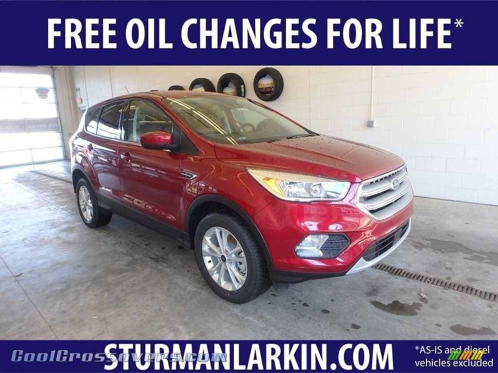 Ruby Red / Medium Light Stone Ford Escape SEL 4WD